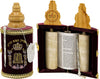 Torah Scroll Complete Sefardic Sefer Torah Children's Torah Maroon Velvet (Large Sephardic Torah 18")