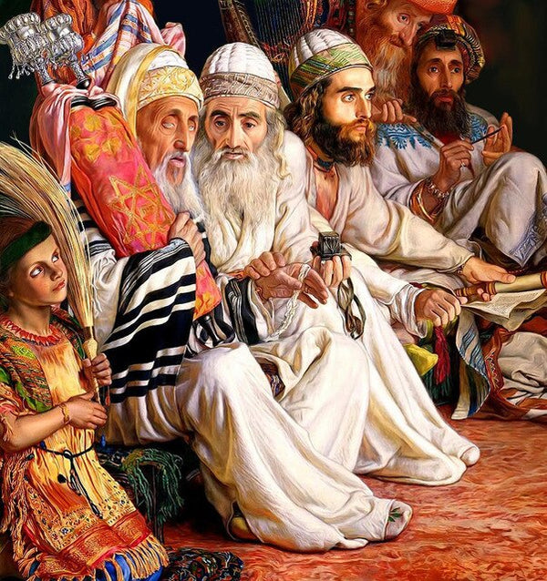 5D DIY Rabbi Holding Torah Needlework Diamond Painting Stitch Full Round Diamond Emboridery Painting Home Decor Painting